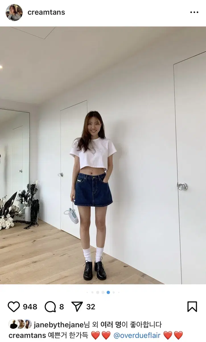 오버듀플레어 90s mini denim skirts 데님스커트 s 타낫